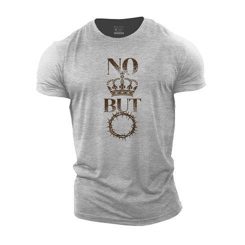Men's No King But Christ Cotton T-Shirt